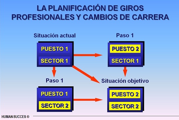 Cómo efectuar giros en la propia profesión o hacia una nueva